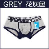 Pink Heroes 4pcs/lot Men Boxers Underwear Waist Printing Of Cotton Boxer Men Underwear Sexy Fashion Mens Underwear Shorts Boxer