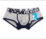 Pink Heroes 4pcs/lot Men Boxers Underwear Waist Printing Of Cotton Boxer Men Underwear Sexy Fashion Mens Underwear Shorts Boxer