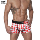 Pink Hero Brand Mens Boxers Underwear Brand Men Sexy Lingerie Male Panties Cotton Cartoon Printed Men's Underwear Boxer Shorts