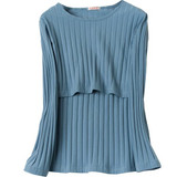 pink autumn Breast Feeding Tops Tees Maternity Nursing Clothes Pregnant Women Breastfeeding T-shirt Maxi Premama Wear Clothing