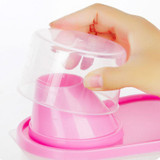 Pink 1.9L Plastic Kitchen Food Cereal Grain Bean Rice Storage Container Box Case Brand New