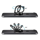 Phone Finger Grip Ring Stand Metal Phone Holder with 360 Degree Rotation