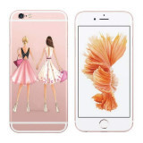 Phone Cases for iphone 6 6s Plus 6Plus 4 4s 5c 5 5s SE Soft Slim TPU Transparent Cartoon Modern Sexy Girls Pattern Case Cover