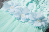 Fairy Princess Lace Flower Children's Girls Dresses Kids Birthday Party Wear Lace Tutu Girls Dresses Baby Girl Baptism Clothes