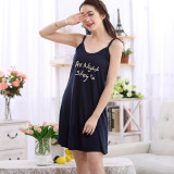 Fahion Summer Style Women Sleepwear Cotton Printed Sexy Sleeping Dress Nightgown For Ladies Women Home Clothes Sleepshirt Female