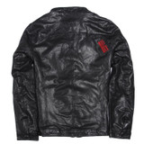 Factory Vegetable Tanned Sheepskin Leather Jacket Men Genuine Leather Jacket Slim Fit Soft Bomber Men's Leather Coat Autumn F082