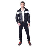 Factory Sheepskin Hooded Leather Jackets Men Genuine Leather Jacket Hoodie Black Soft Thin Mens Hooded Leather Coat Autumn ZH067