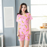 Factory sales 2017 Women Pajamas Set Thin Cartoon Summer Girlfriend Gift Indoor Cloth Home Suit Sleepwear Short Sleeve Pyjamas Factory sales 2017 Women Pajamas Set Thin Cartoon Summer Girlfriend Gift Indoor Cloth Home Suit Sleepwear Short Sleeve Pyjamas