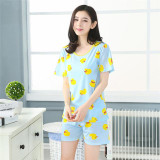 Factory sales 2017 Women Pajamas Set Thin Cartoon Summer Girlfriend Gift Indoor Cloth Home Suit Sleepwear Short Sleeve Pyjamas Factory sales 2017 Women Pajamas Set Thin Cartoon Summer Girlfriend Gift Indoor Cloth Home Suit Sleepwear Short Sleeve Pyjamas