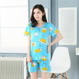 Factory sales 2017 Women Pajamas Set Thin Cartoon Summer Girlfriend Gift Indoor Cloth Home Suit Sleepwear Short Sleeve Pyjamas Factory sales 2017 Women Pajamas Set Thin Cartoon Summer Girlfriend Gift Indoor Cloth Home Suit Sleepwear Short Sleeve Pyjamas