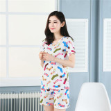 Factory sales 2017 Women Pajamas Set Thin Cartoon Summer Girlfriend Gift Indoor Cloth Home Suit Sleepwear Short Sleeve Pyjamas Factory sales 2017 Women Pajamas Set Thin Cartoon Summer Girlfriend Gift Indoor Cloth Home Suit Sleepwear Short Sleeve Pyjamas