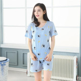 Factory sales 2017 Women Pajamas Set Thin Cartoon Summer Girlfriend Gift Indoor Cloth Home Suit Sleepwear Short Sleeve Pyjamas Factory sales 2017 Women Pajamas Set Thin Cartoon Summer Girlfriend Gift Indoor Cloth Home Suit Sleepwear Short Sleeve Pyjamas