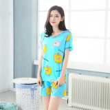 Factory sales 2017 Women Pajamas Set Thin Cartoon Summer Girlfriend Gift Indoor Cloth Home Suit Sleepwear Short Sleeve Pyjamas Factory sales 2017 Women Pajamas Set Thin Cartoon Summer Girlfriend Gift Indoor Cloth Home Suit Sleepwear Short Sleeve Pyjamas