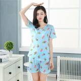 Factory sales 2017 Women Pajamas Set Thin Cartoon Summer Girlfriend Gift Indoor Cloth Home Suit Sleepwear Short Sleeve Pyjamas Factory sales 2017 Women Pajamas Set Thin Cartoon Summer Girlfriend Gift Indoor Cloth Home Suit Sleepwear Short Sleeve Pyjamas