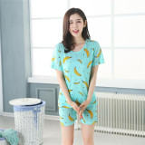 Factory sales 2017 Women Pajamas Set Thin Cartoon Summer Girlfriend Gift Indoor Cloth Home Suit Sleepwear Short Sleeve Pyjamas Factory sales 2017 Women Pajamas Set Thin Cartoon Summer Girlfriend Gift Indoor Cloth Home Suit Sleepwear Short Sleeve Pyjamas