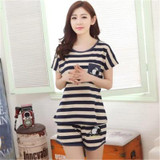 Factory Sale 2017 New Women Pajamas Suits Lovely Home Clothing Sleepwear Short Sleeve Pyjamas Comfortable Ladies Pijamas Mujer Factory Sale 2017 New Women Pajamas Suits Lovely Home Clothing Sleepwear Short Sleeve Pyjamas Comfortable Ladies Pijamas Mujer