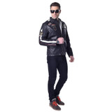 Factory Genuine Vegetable Tanned Sheepskin Quilted Leather Jacket Men Leather Jacket Soft Quilted Jacket Men Coat Winter ZH048