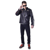 Factory Genuine Vegetable Tanned Sheepskin Quilted Leather Jacket Men Leather Jacket Soft Quilted Jacket Men Coat Winter ZH048