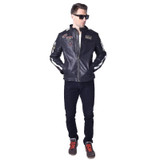 Factory Genuine Vegetable Tanned Sheepskin Quilted Leather Jacket Men Leather Jacket Soft Quilted Jacket Men Coat Winter ZH048