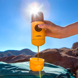 Stylish Wacaco Portable Espresso Maker,Coffee Machine ,Upgrade Version of Minipresso, 18 Bar Pressure, Yellow Patrol Edition.