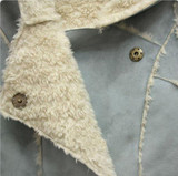 European Style Winter Jacket Women Thick Lamb Wool Suede CoatsWoolen Winter Coat Women Hooded Warm Parkas Jackets Female C2622