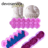 European Strip 3D Silicone Baking Molds For Cake Decorating Baking Tools Cake Molds Gumpaste Chocolate Candy Mould Molds