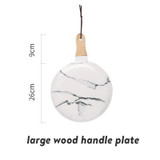 European Marble Tableware Ceramic Tableware Dish Face Plate Platter Bow Cutter Board