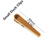 Electroplated Brass Clips Bulldog Clips Duckbill Clips For Office Clips Clamps Ticket storage metal sealed port folder