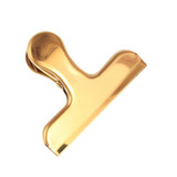 Electroplated Brass Clips Bulldog Clips Duckbill Clips For Office Clips Clamps Ticket storage metal sealed port folder