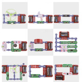 Electronic Block Circuit Science Educational Learning Integrated Building Blocks Kit Creative Toy Physics Development Toys