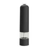 Electric Salt Spice Pepper Herb Mills Grinder with LED Light pepper Salt Mills Kitchen Tools Kitchen Accessories Black