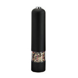 Electric Salt Spice Pepper Herb Mills Grinder with LED Light pepper Salt Mills Kitchen Tools Kitchen Accessories Black
