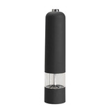 Electric Salt Spice Pepper Herb Mills Grinder with LED Light Black ABS Muller Mill Kitchen Seasoning Grinding cooking tools