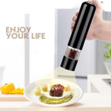 Electric Herb Spice Salt Pepper Mills Grinder with LED Light pepper mill pepermolen Kitchen Tools Accessories Automatic mills