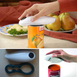 Electric Can Opener Mini One Touch Automatic Tin Bottle &amp;Bottle Wrench Electronic Hands Free Operation Kitchenware