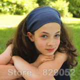 Elastic Wide Turban Headbands for Women Cotton Bandana Headband Head Wrap Hairband Headwear Fascinator Girl Hair Accessories