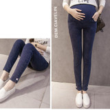 Elastic Waist Pregnancy Trousers Gravida Denim Maternity Pencil Pants Jeans For Pregnant Women Clothes Maternity Clothing