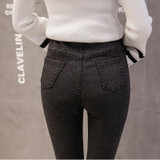 Elastic Waist Pregnancy Trousers Gravida Denim Maternity Pencil Pants Jeans For Pregnant Women Clothes Maternity Clothing