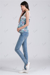 Elastic Waist Maternity Jeans Pants For Pregnancy Clothes For Pregnant Women Legging Autumn / Winter 2015 Maternity Plus Size Elastic Waist Maternity Jeans Pants For Pregnancy Clothes For Pregnant Women Legging Autumn / Winter 2015 Maternity Plus Size