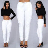 Elastic Sexy Skinny Pencil Jeans For Women Leggings Jeans Woman High Waist Jeans Women's Thin-Section Denim Pants