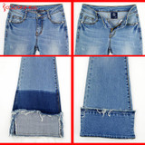 Elastic Ripped Women Flare Jeans Long Bell-Bottoms Jeans Stretching For Girls Trousers for women Jeans Large Size