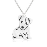 Cute Jack Russell Terrier Dog Pendant Necklace