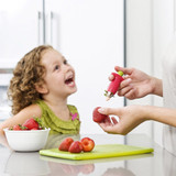Novelty Strawberry Hullers Fruit Remove Stalks Device Tomato Corers Strawberry Knife Stem Remover Fruit Slicer Kitchen Gadgets
