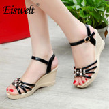 Eiswelt Fashion Women Sandals Summer Shoes Women Open Toe Sandals#ZJF16 Eiswelt Fashion Women Sandals Summer Shoes Women Open Toe Sandals#ZJF16
