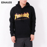 EINAUDI Men Streetwear Tide brand Trasher Hoodie Tracksuit Moletom Skate Sudaderas Mens hoodies sweatshirt skateboard thrasher