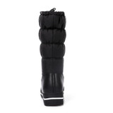 EGONERY snow boots women platform 4 cm heel shoes 2017 winter new come round toe genuine leather upper shoes woman mid calf boot