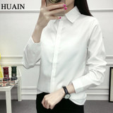 Office Blouse Women Long Sleeve Blouse Shirt 2017 Autumn New Solid Colour Fit Female Tops Korean Fashion Elegant Women Shirt Office Blouse Women Long Sleeve Blouse Shirt 2017 Autumn New Solid Colour Fit Female Tops Korean Fashion Elegant Women Shirt