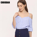 Off Shoulder Blouse Shirt Women Summer New Fashion Korean Style 2017 Sweet Slash Neck Tops Stripe Sexy Shirts Ladies Clothing Off Shoulder Blouse Shirt Women Summer New Fashion Korean Style 2017 Sweet Slash Neck Tops Stripe Sexy Shirts Ladies Clothing