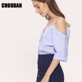 Off Shoulder Blouse Shirt Women Summer New Fashion Korean Style 2017 Sweet Slash Neck Tops Stripe Sexy Shirts Ladies Clothing Off Shoulder Blouse Shirt Women Summer New Fashion Korean Style 2017 Sweet Slash Neck Tops Stripe Sexy Shirts Ladies Clothing