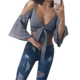 Off Shoulder Blouse Shirt Women Autumn New Fashion Korean Style 2017 Sexy V-Neck Tops Stripe Sexy Shirts Ladies Clothing WT#T3 Off Shoulder Blouse Shirt Women Autumn New Fashion Korean Style 2017 Sexy V-Neck Tops Stripe Sexy Shirts Ladies Clothing WT#T3